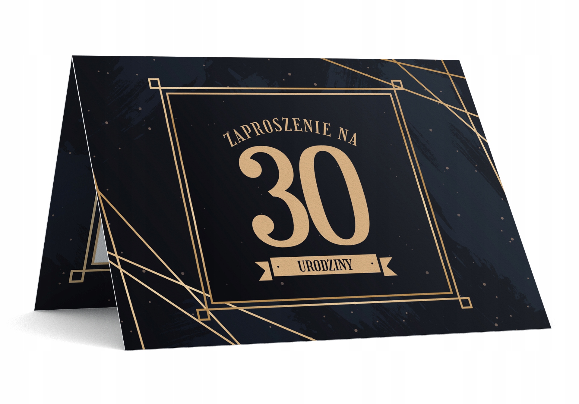 ELEGANCKIE ZAPROSZENIE URODZINOWE NA 30 URODZINY ZAPROSZENIA WIELE WZORÓW EAN (GTIN) 5906623060894