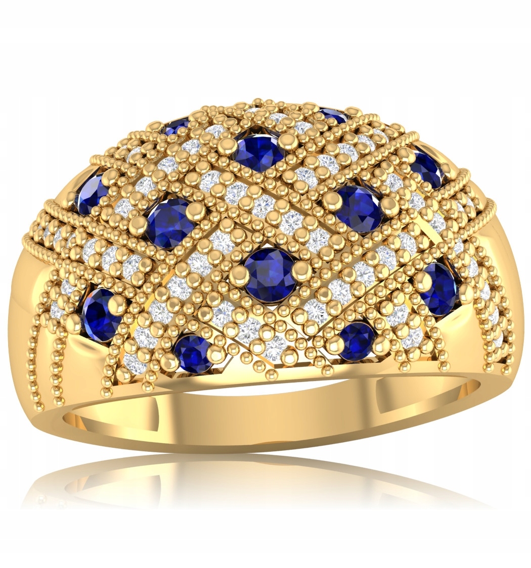 Elegantní Konvexní Prstýnek Ze Zlata 585