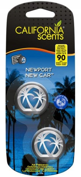 

California Scents W Kratkę Membrana New Car 2x3ml