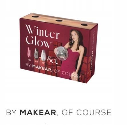 Makear Sada Winter Glow 3 x Hybridní lak 8 ml