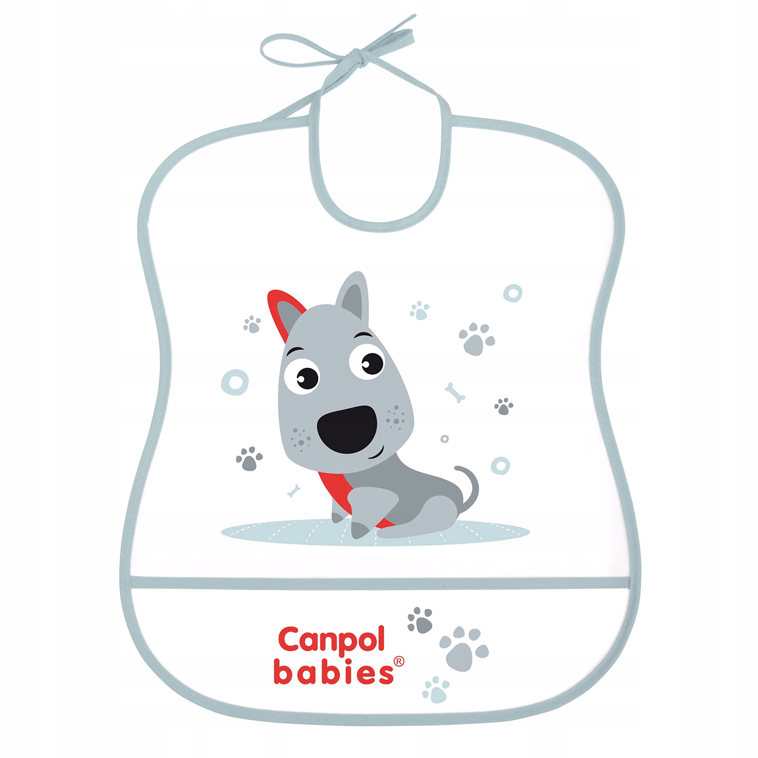 

Canpol babies śliniak zmywalny miękki kieszeń