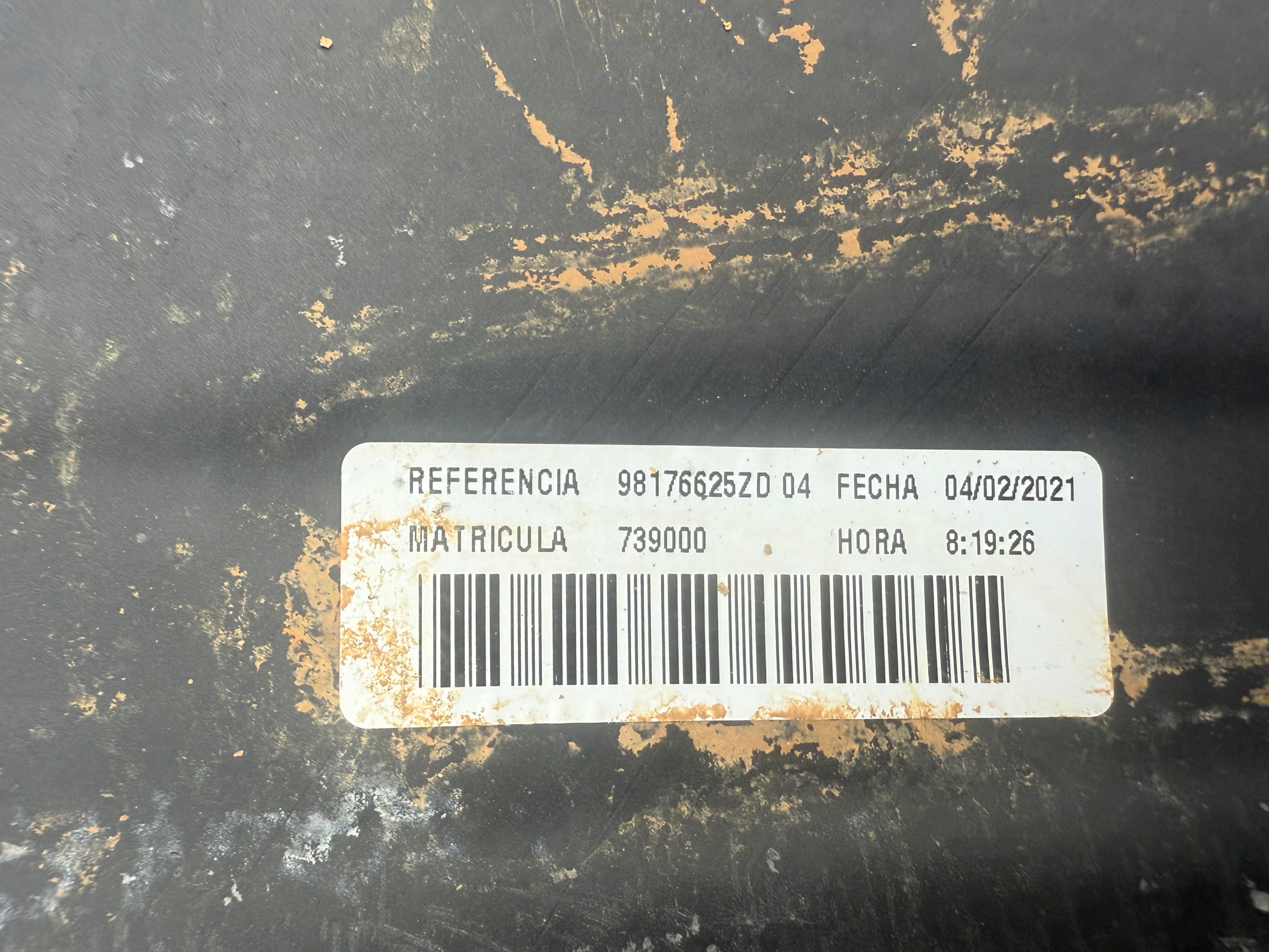 Berlingo PARTNER IV 4 Combo e 19- ковер багажника