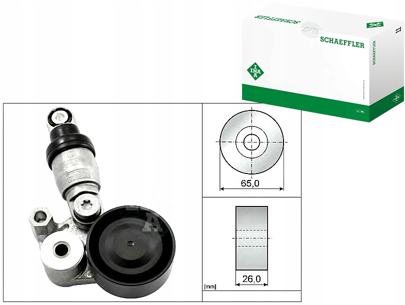 INA TŁUMIK DRGAŃ PASKA ROZRZĄDU PE7W15980 PE031598