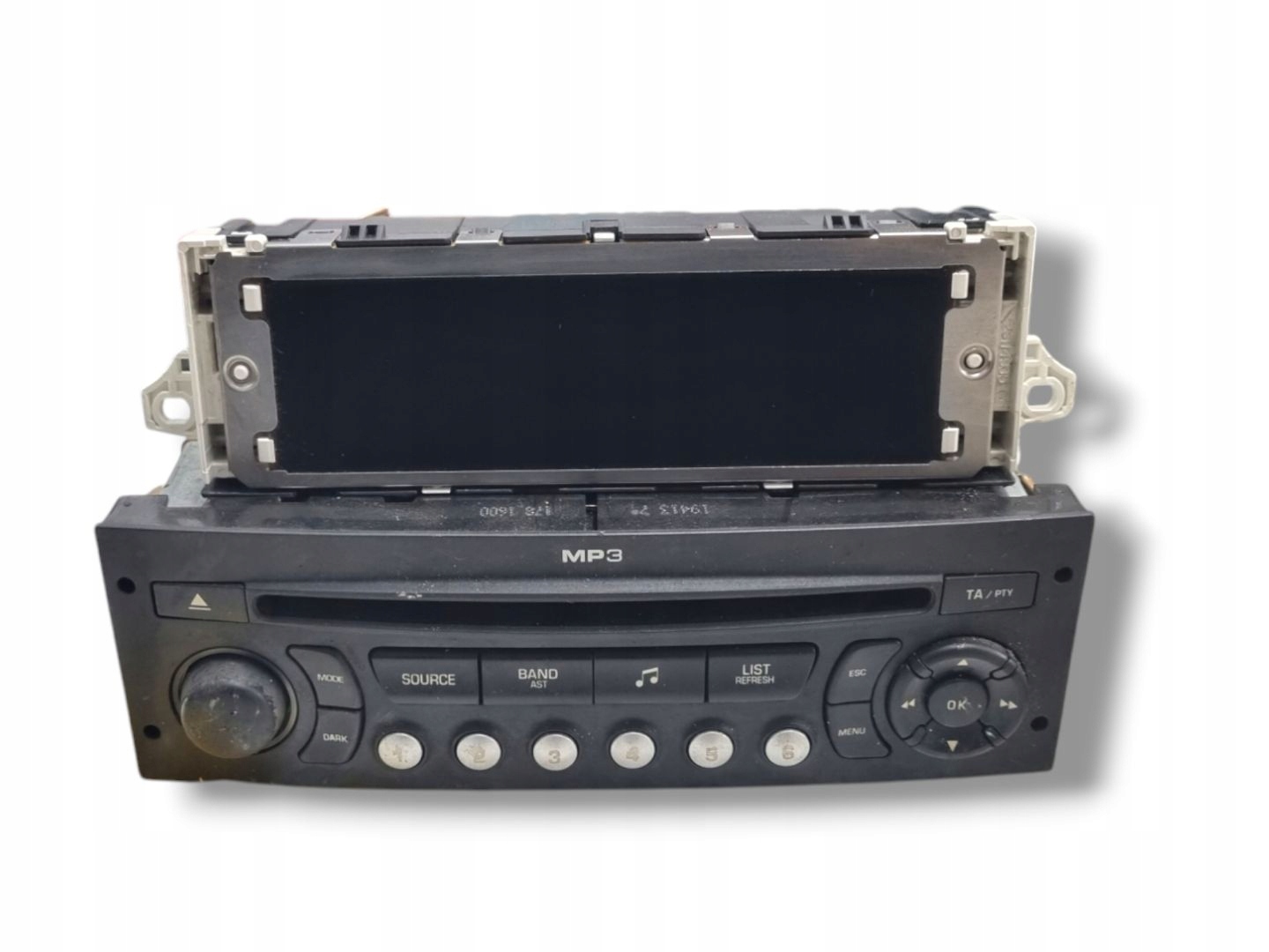 Radio samochodowe Peugeot 207 CC 2007 96643699XT