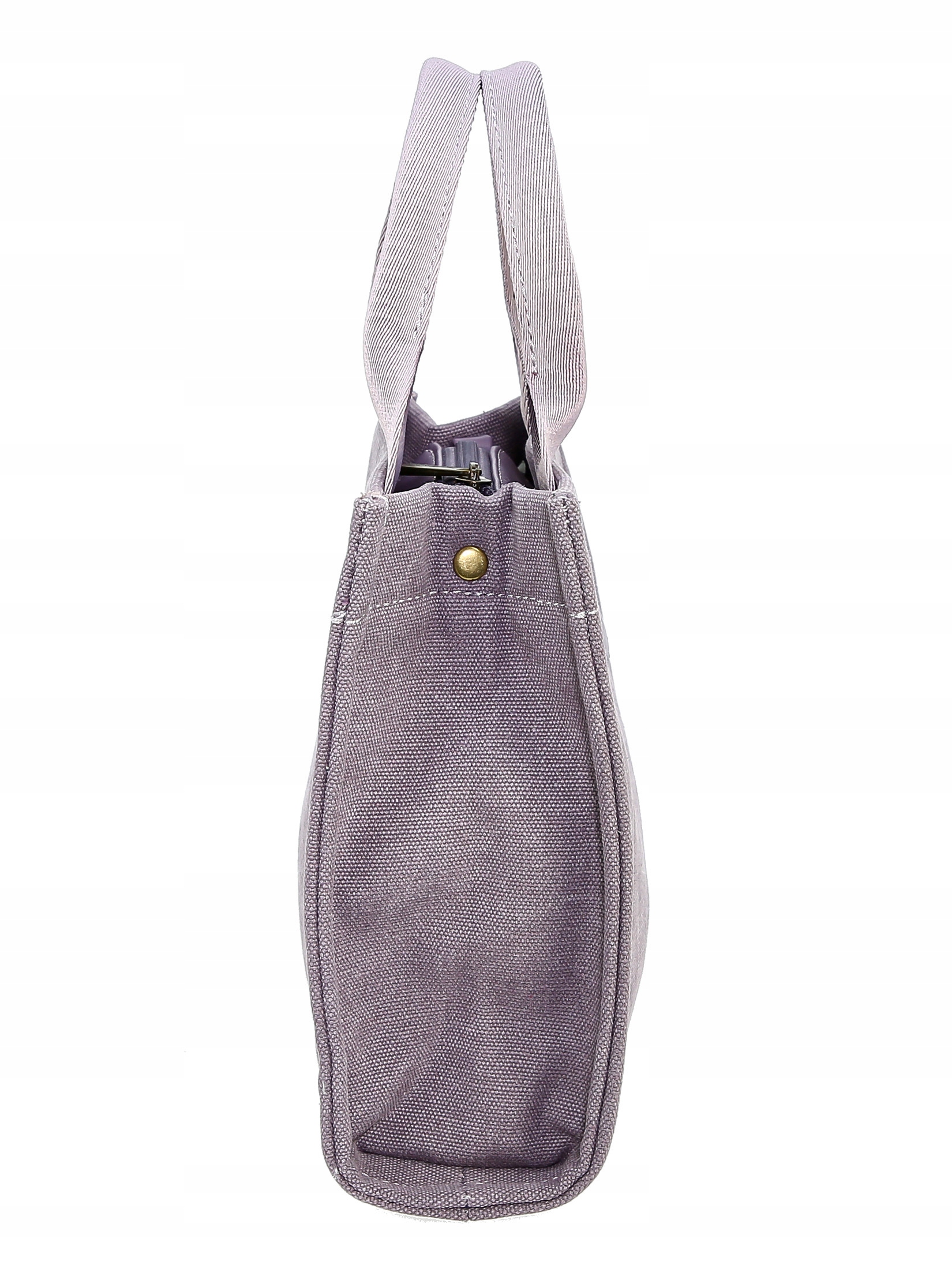 David Jones torebka damska kuferek mały płótno fioletowy Materiał dominujący tkanina