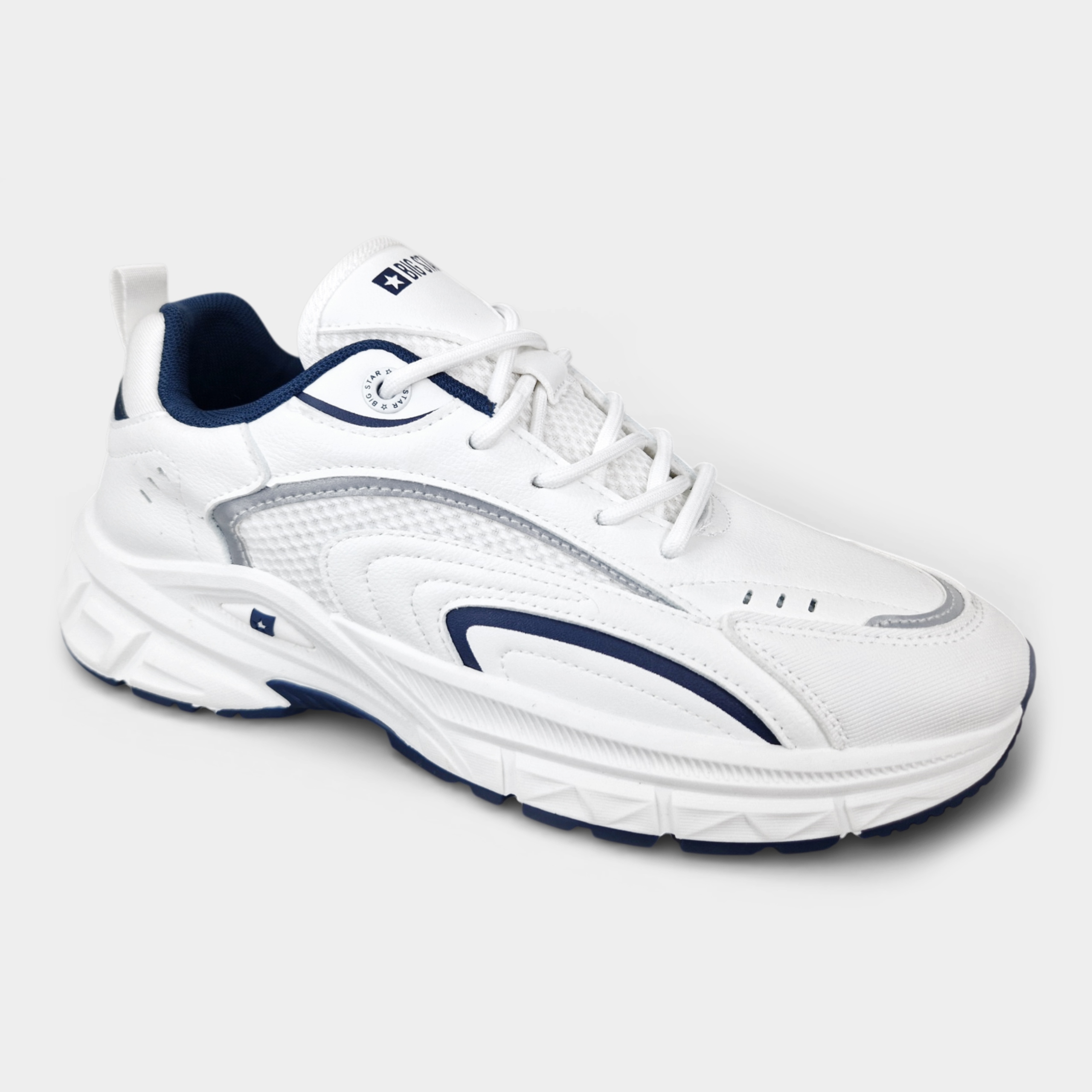 Buty Męskie Sportowe Białe Big Star Lekkie Letnie Z Ekoskóry SS174284 41