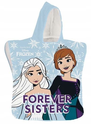 KRAINA LODU FROZEN RĘCZNIK DZIECIĘCY PONCZO Microf