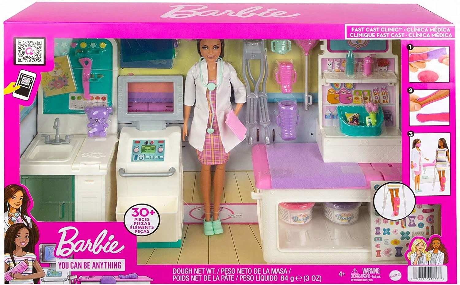 

Barbie Zestaw klinika Zakładamy gips GTN61