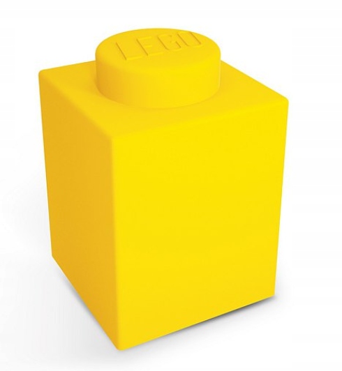 LEGO LAMPA SILIKONOWA NOCNA KLOCEK ŻÓŁTY LP42 Marka LEGO