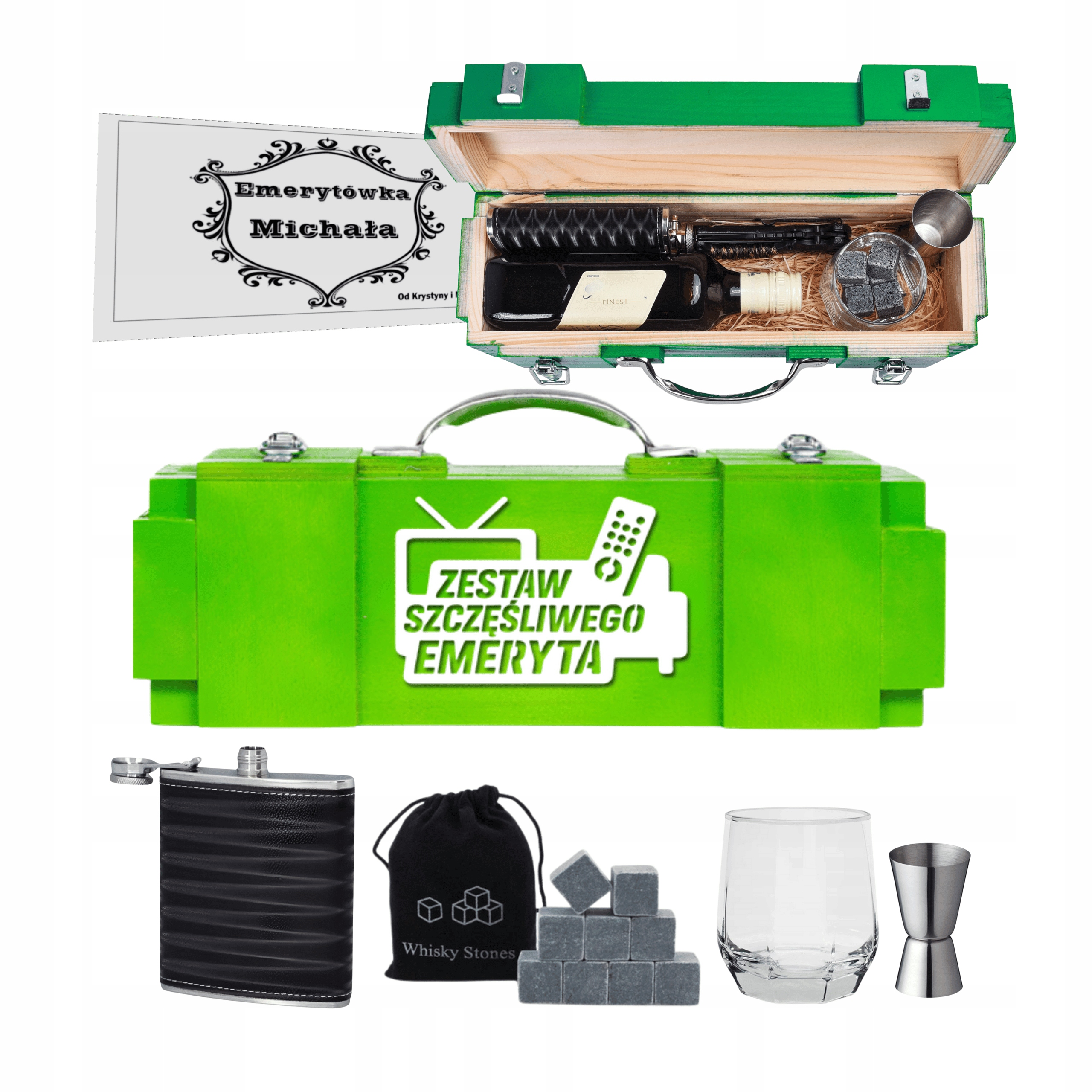 Dárek k odchodu do důchodu pro něj Personalizovaná krabička 18 30 99 Dřevěná