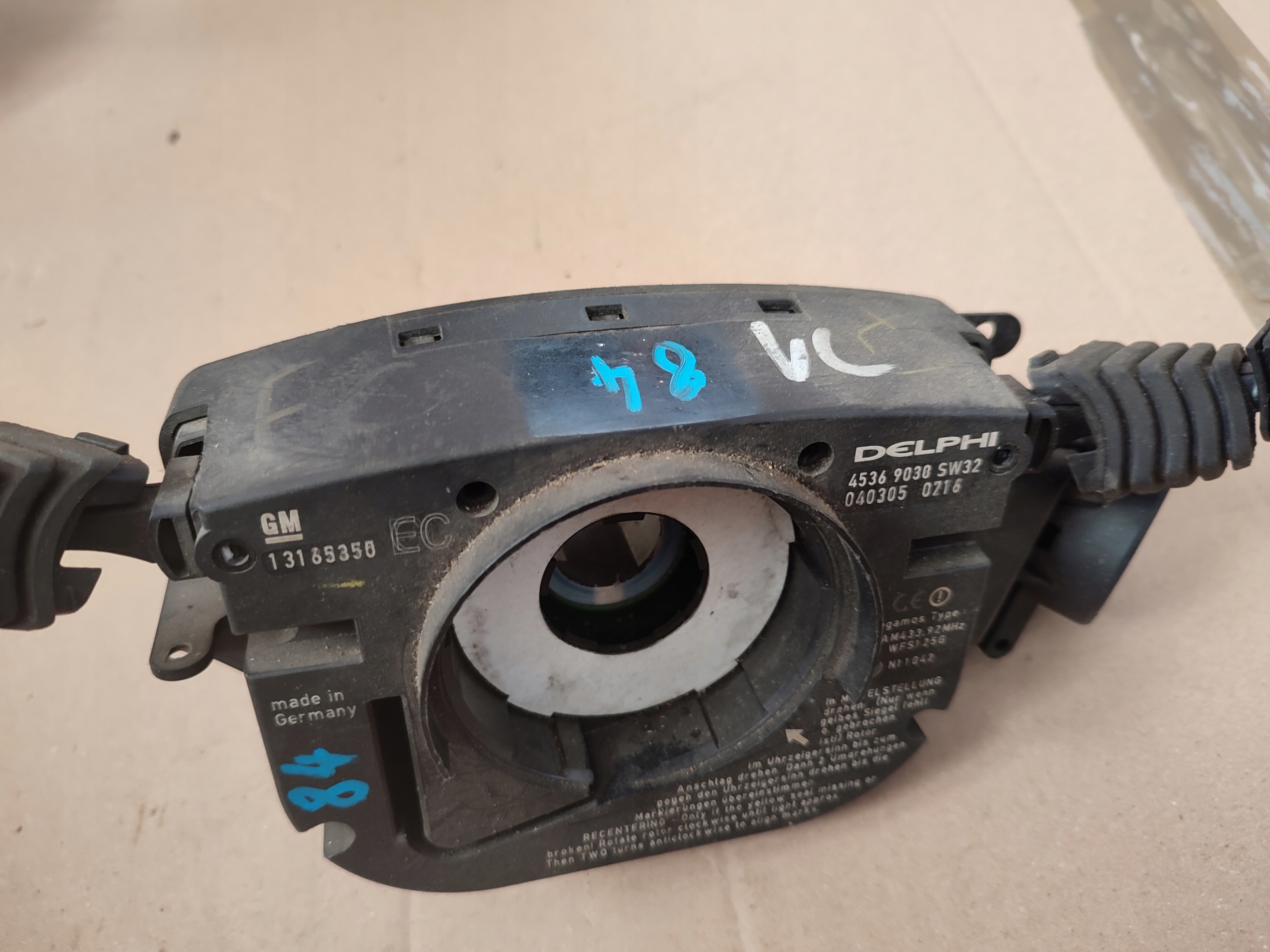 DEVIO LUCI TERGICRISTALLO TERGI OPEL VECTRA C 13165350