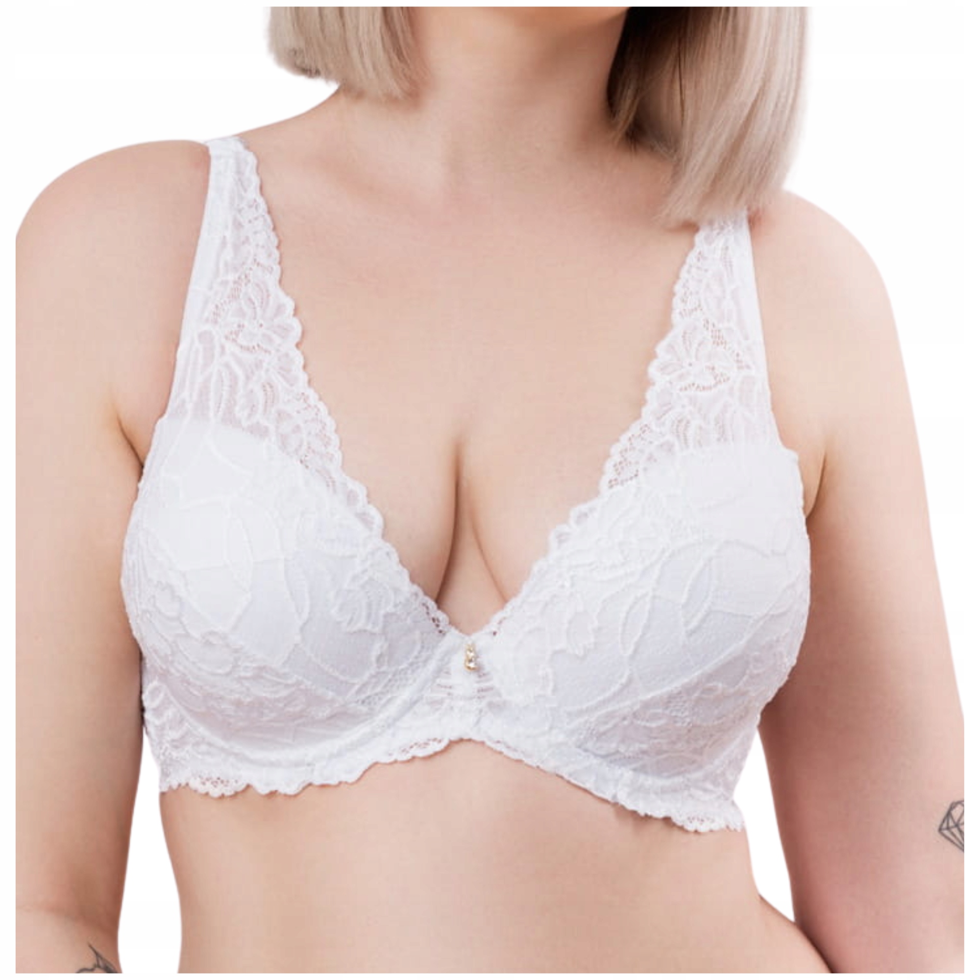 Push up krajková podprsenka zvětšuje poprsí Lemax Angelina 70C