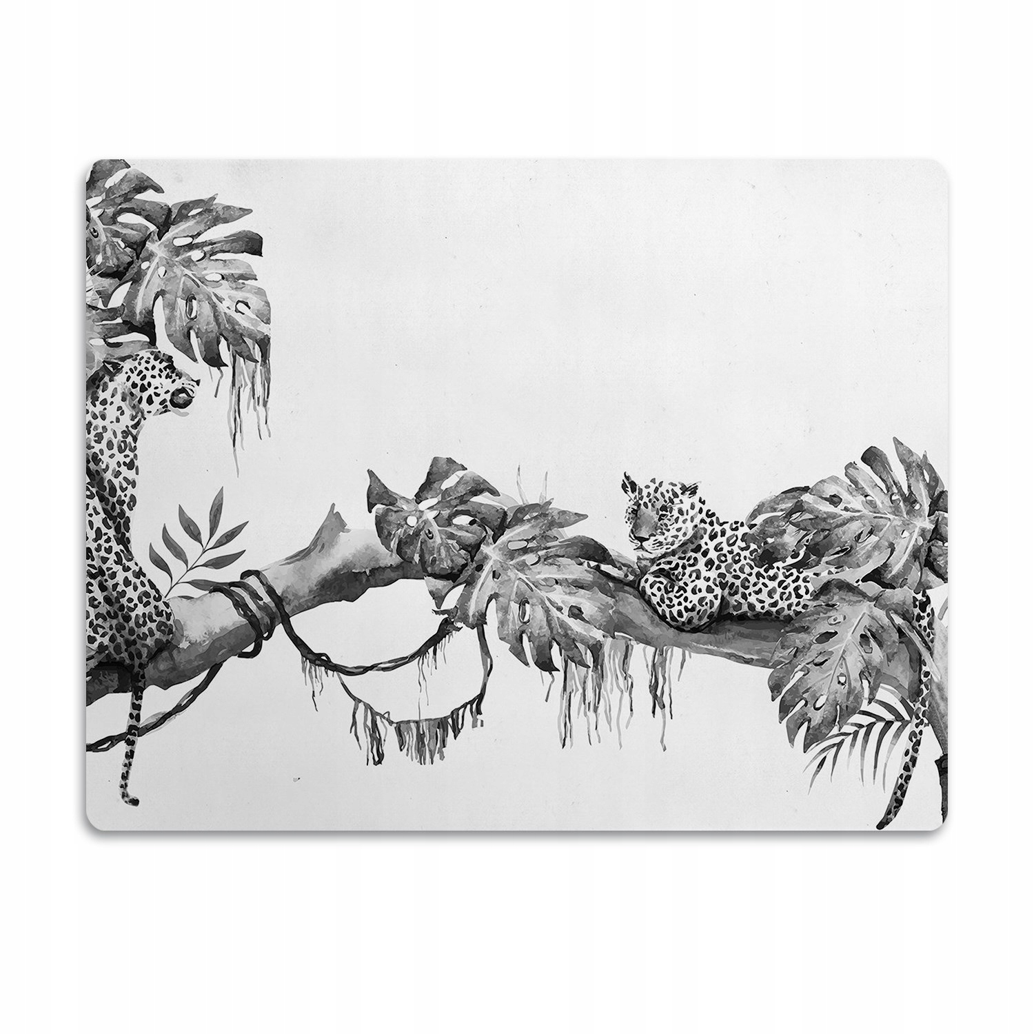 Levně Podložka pod misku Gepardy větve sépie 90x60 cm