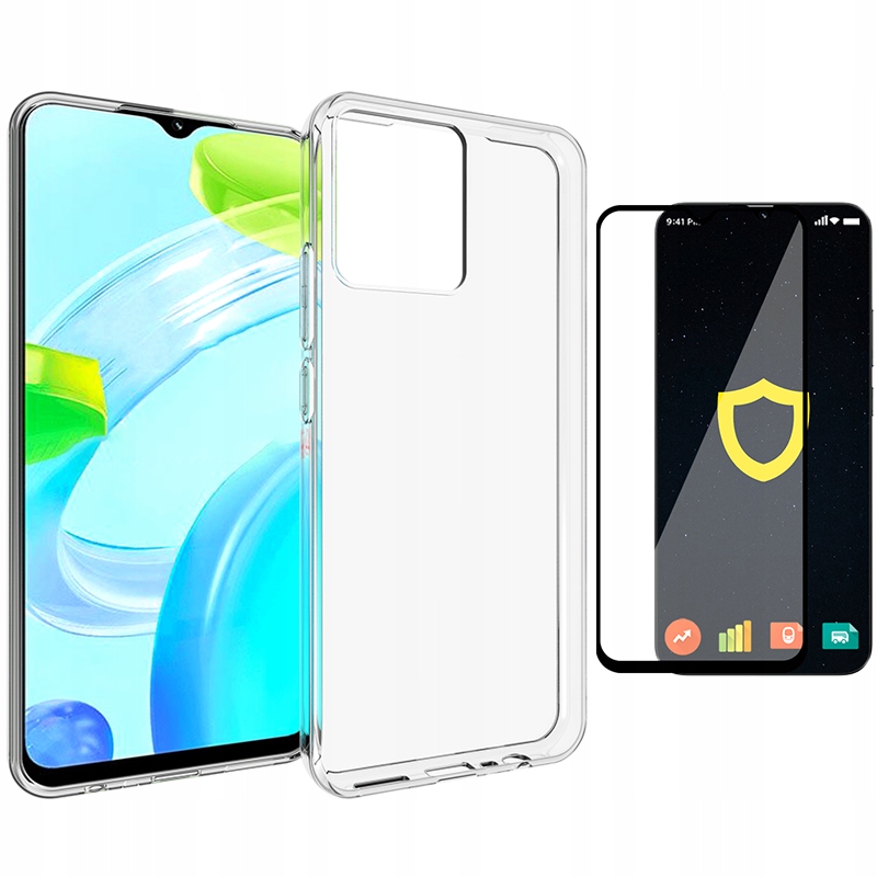 

Etui Obudowa Spacecase Air Do Realme C30 Szkło