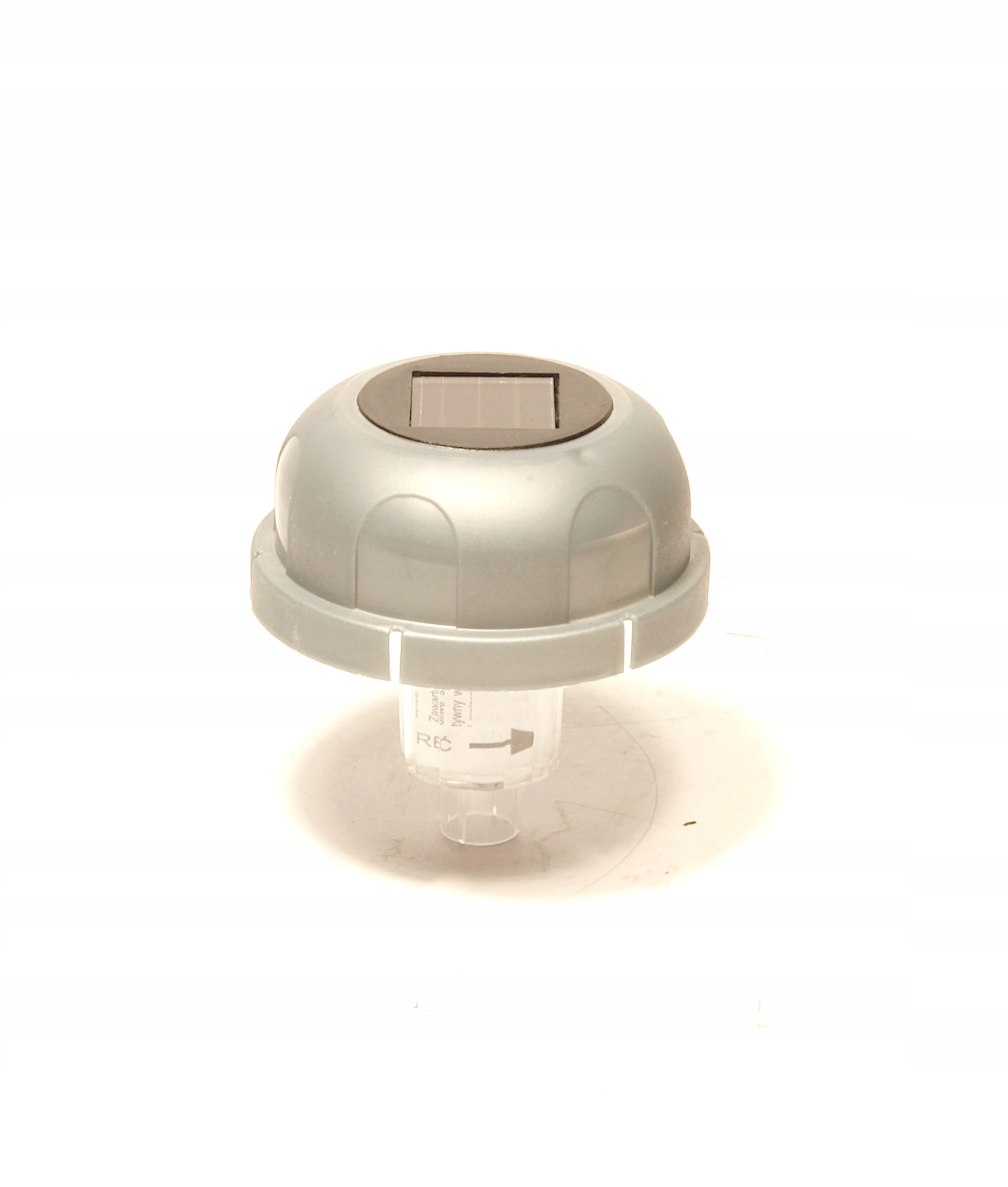 

Znicz Solarny srebrny 78mm dioda Led śiweci 2 lata