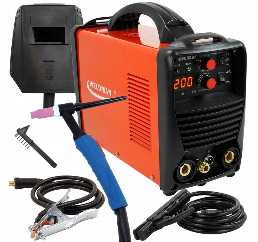 Tig DC svářečka Weldman Tiger Tig 200 DC Hf 230V