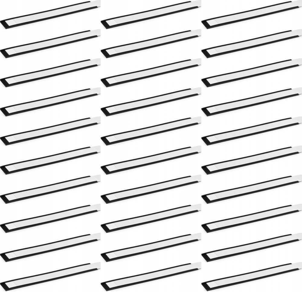 MAGNETYCZNA KIESZEŃ NA ETYKIETY 30MM X 200MM Durable C-PROFILE 100 SZTUK