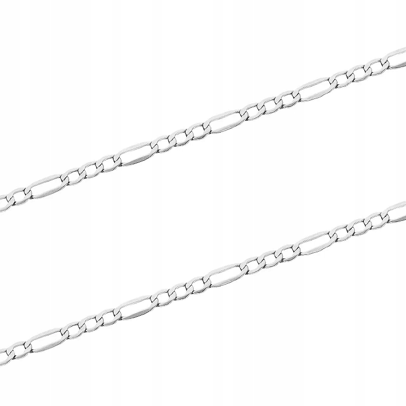 Stříbrný řetízek Figaro 925 3.20g s karabinovým zapínáním, odolný a krásný