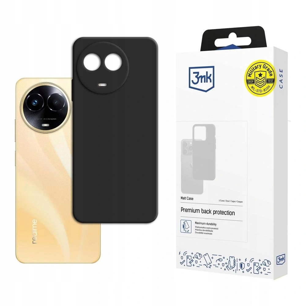 Etui 3mk Matt Case na Realme 11 5G czarne