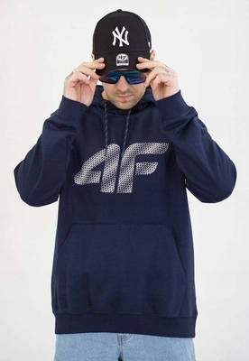 Mikina 4F S Kapucí M2548 tmavě modrá