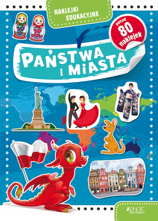 

Państwa i miasta. Naklejki edukacyjne