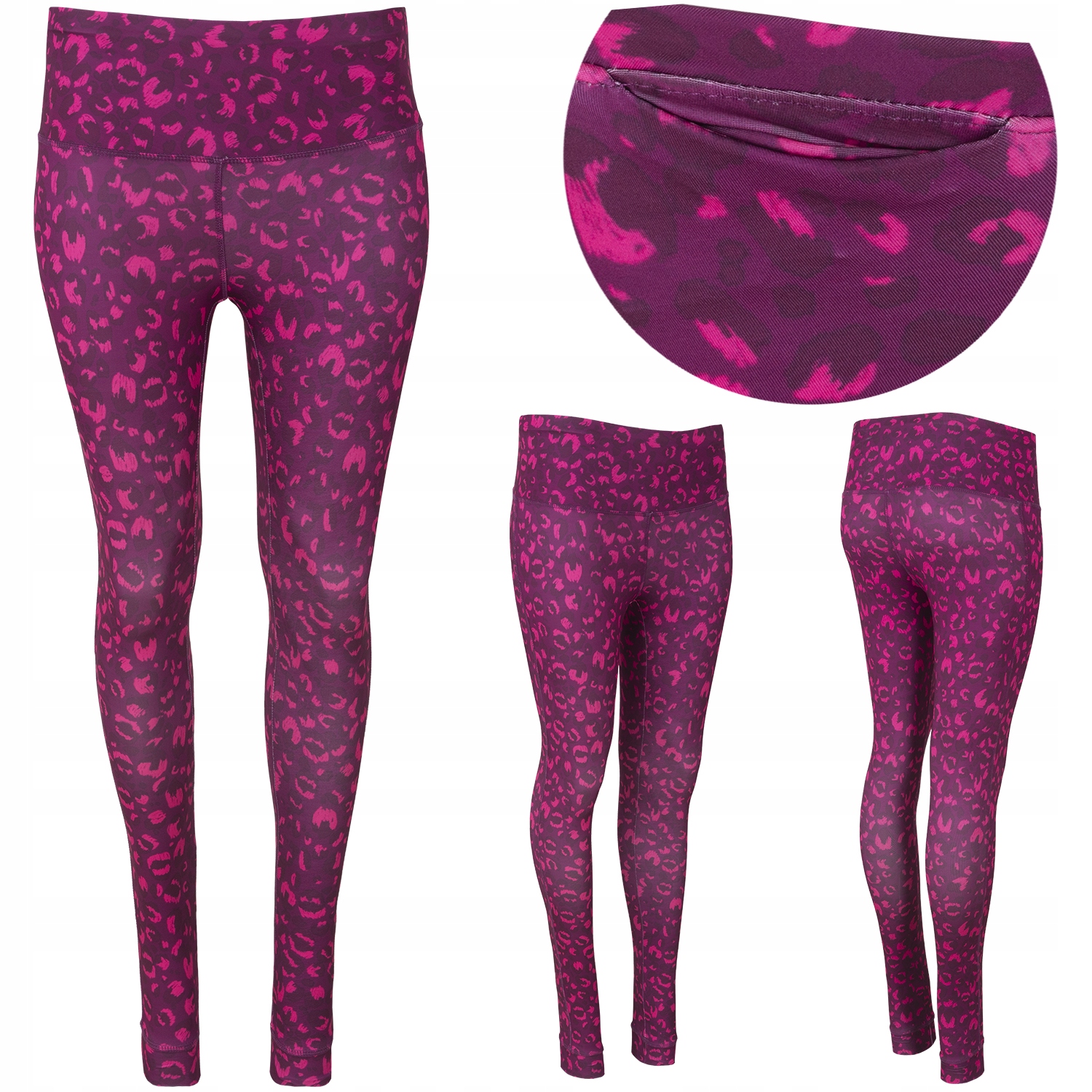 Legginsy Damskie Fitness Na Siłownie Treningowe L