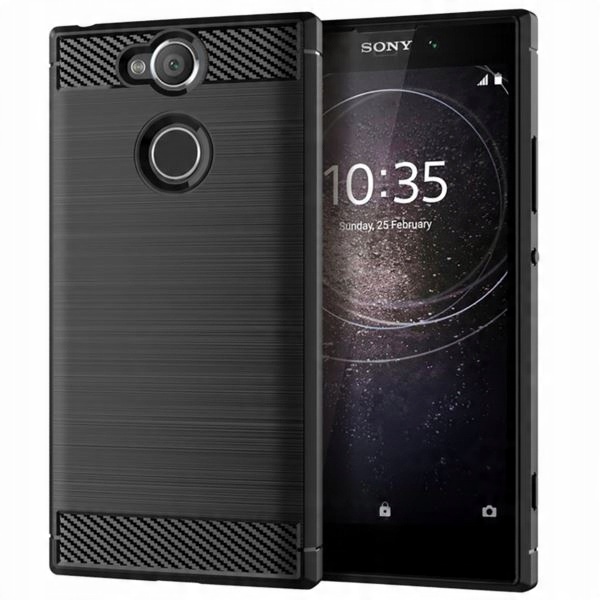 

Etui Obudowa Bumper Carbon Lux do Sony XA2 czarny