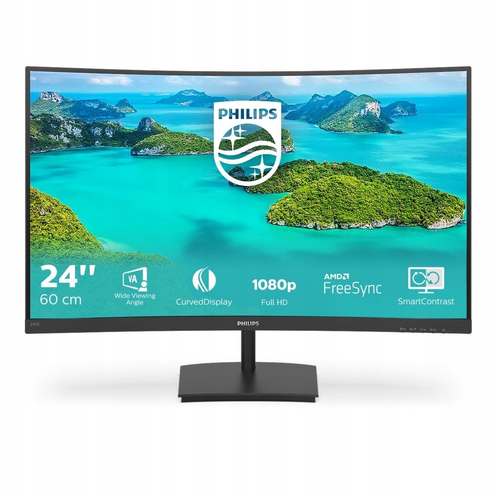 Philips Mt Va Led 23, 6" 241E1SCA/ 00 Va panel, 1920x1080, D-Sub, …