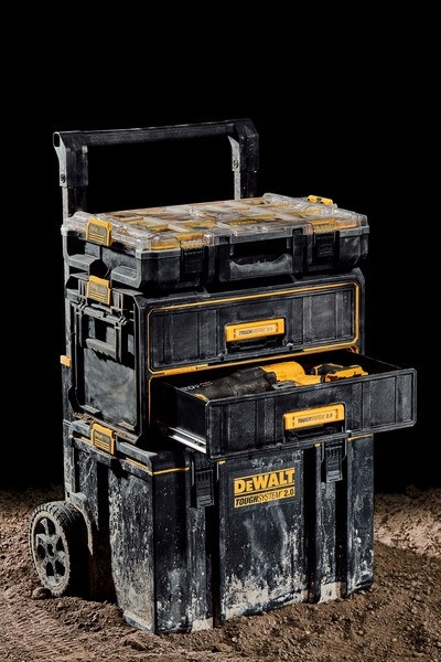 SKRZYNIA NARZĘDZIOWA TOUGHSYSTEM 2.0 Z 2 SZUFLADAMI Długość 53.5 cm