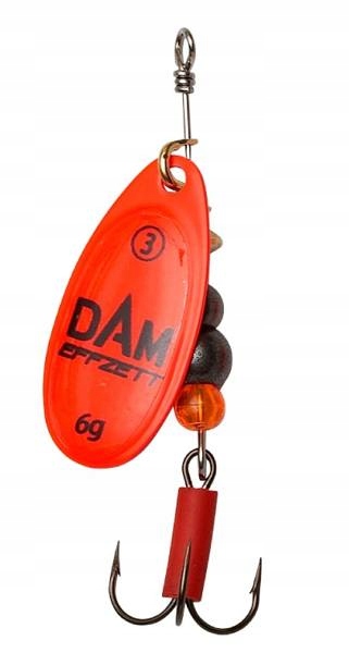 Błystka Obrotowa Effzett Fluo Red 2/4g Dam