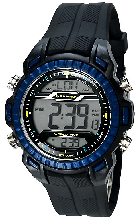 Młodzieżowy Zegarek DUNLOP TALON Czas Światowy