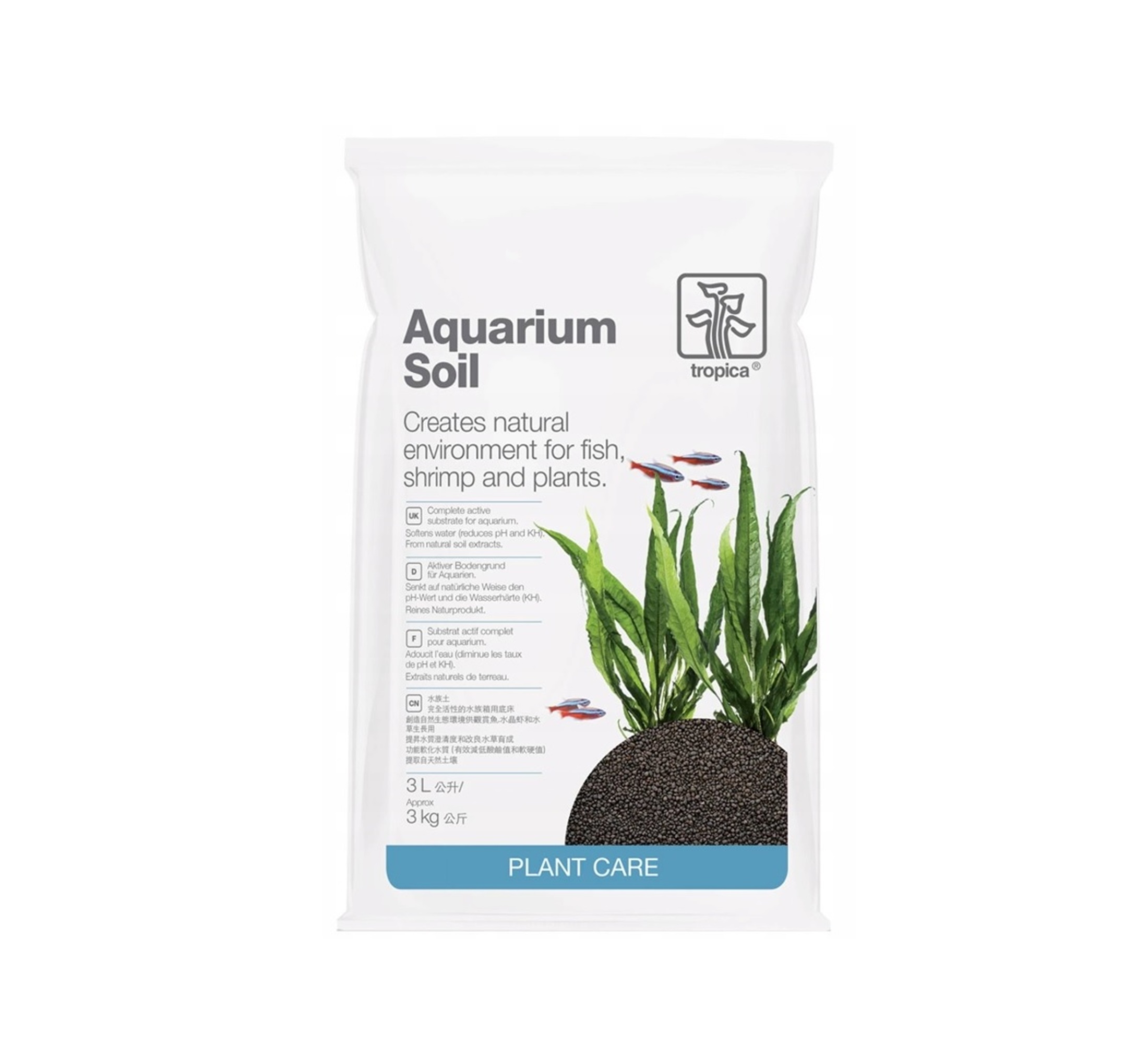 Tropica Aquarium Soil 3L. aktywne podłoże
