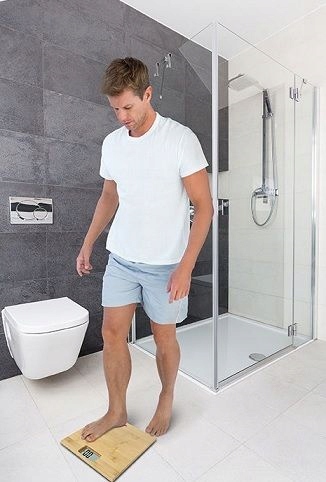 ELEKTRONICZNA WAGA ŁAZIENKOWA DO 180KG BAMBUSOWA Marka Esperanza