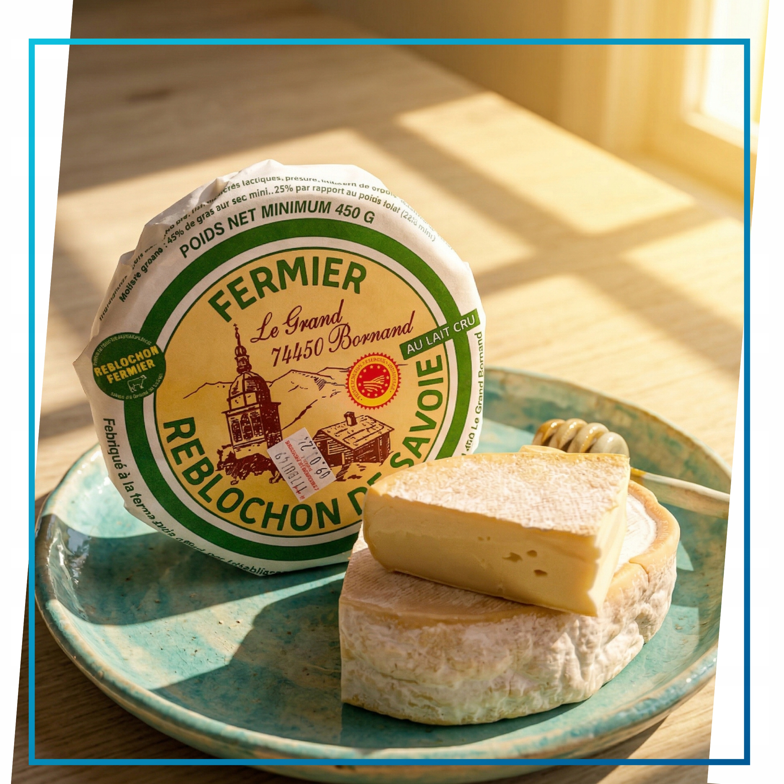 Francuski Ser Reblochon Aop Półmiękki Kremowy Dojrzewający 550g Flomaro