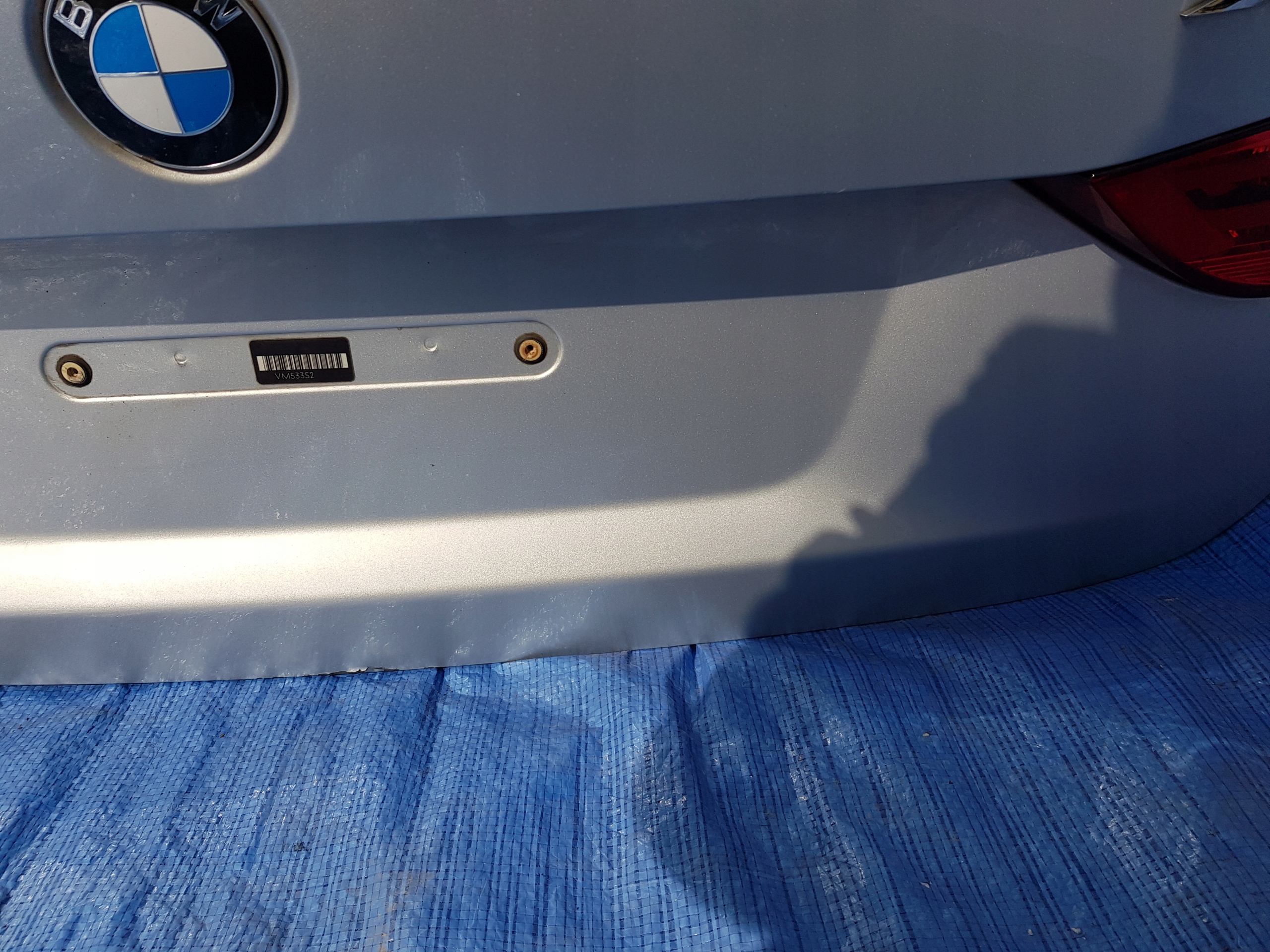 complete trunk door boot BMW X1 E84 354 TITANSILBER