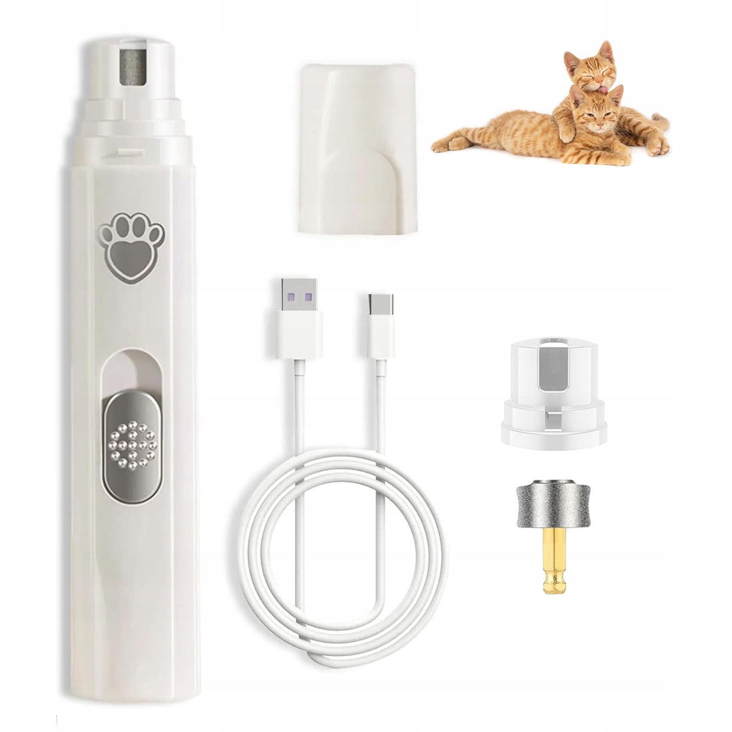 Levně Elektrická Bruska Na Nehty Kleštička Pro Psa Kočku Pilník