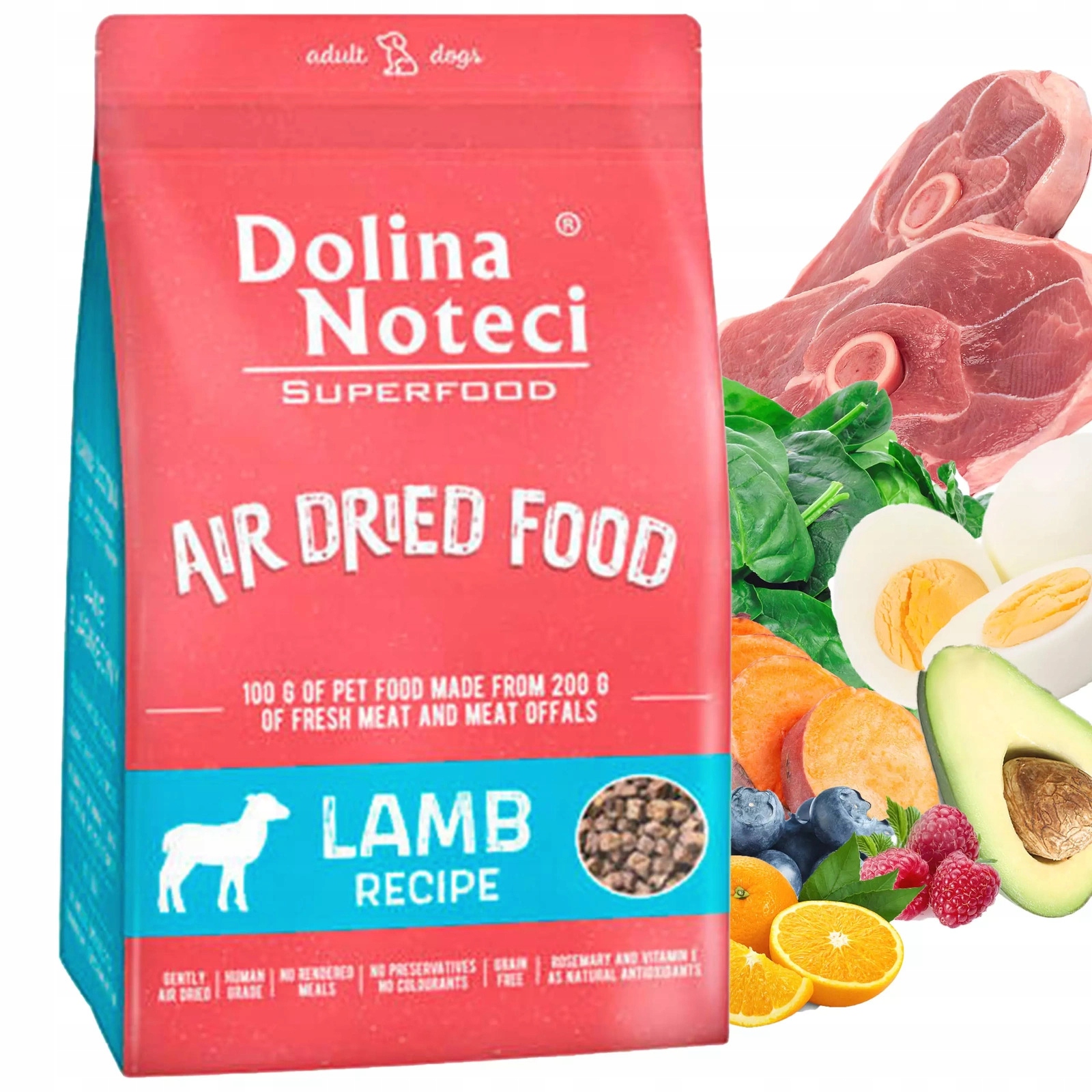 Dolina Noteci Superfood Krmivo suché pro psa Jehněčí 5 kg bez obilovin