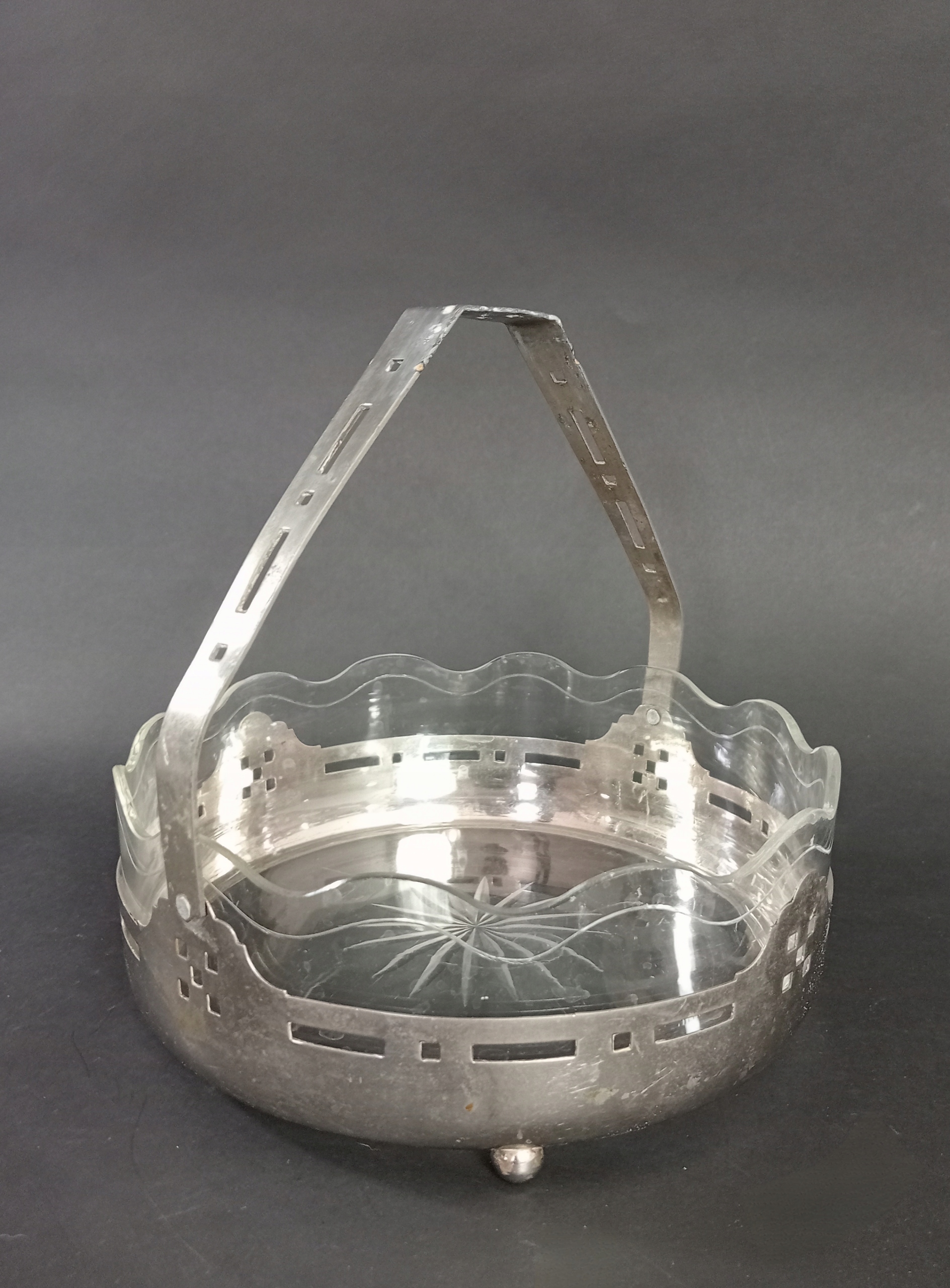 Patera kosz na owoce secesja ok 1900 r