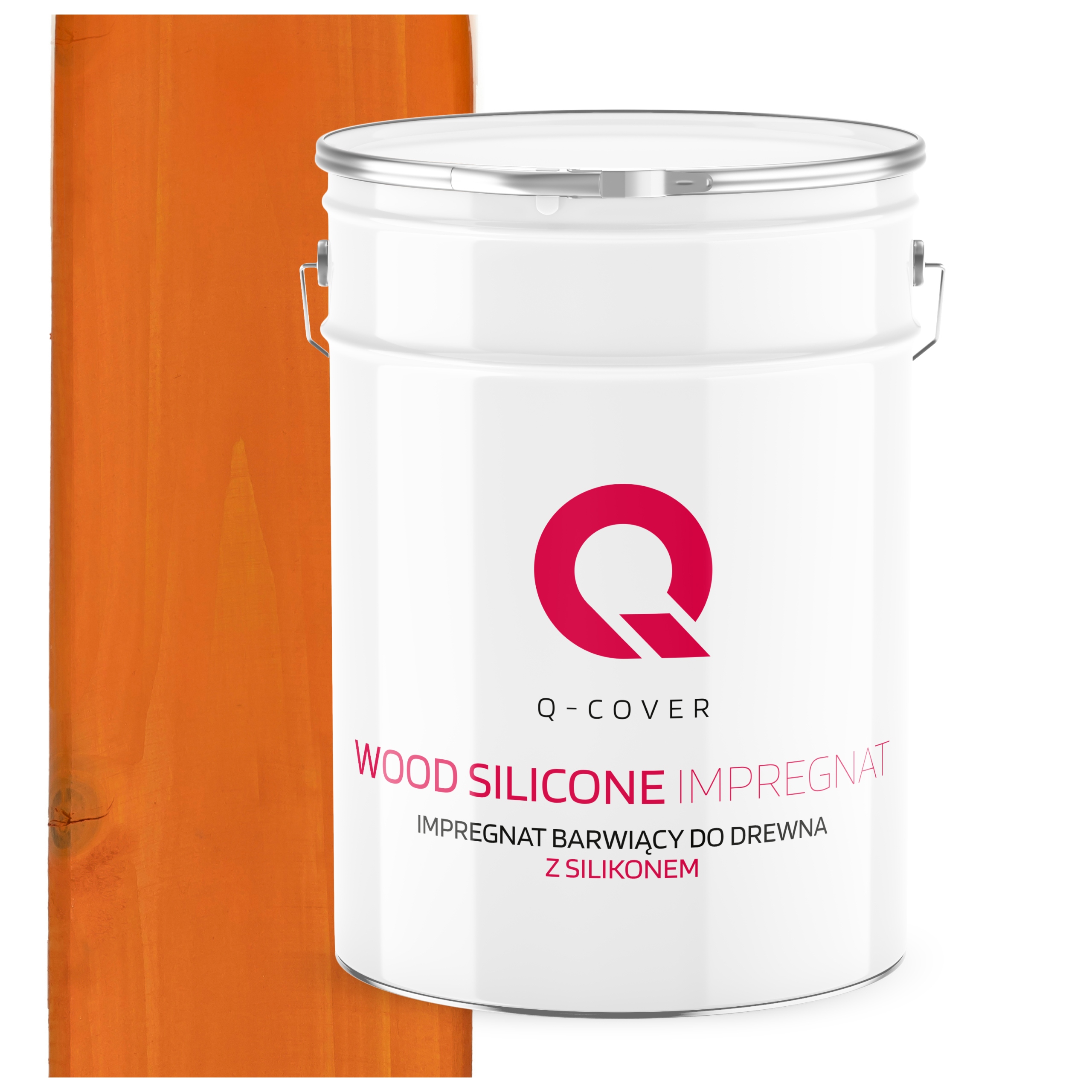 Impregnácia Na Drevo Extra Farba S Ochranným Silikónom Oranžovej Farby 10 L