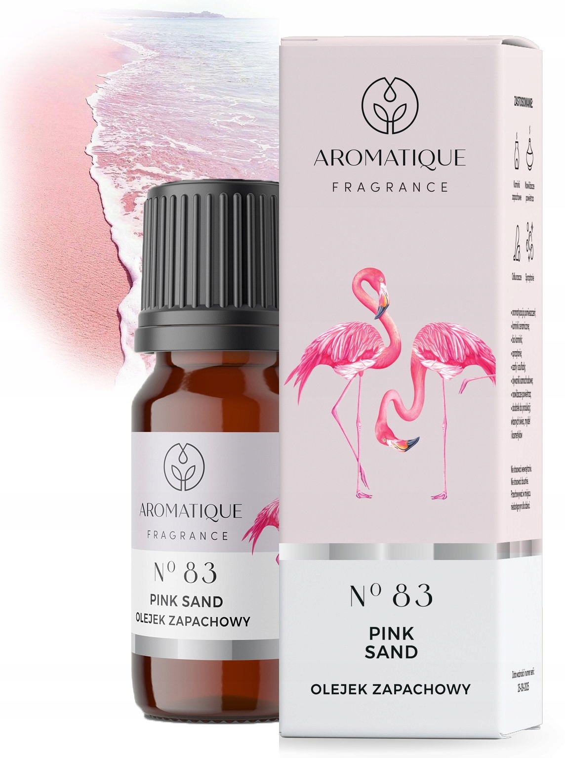 

Olejek Zapachowy do Świec Kominka Pink Sand 12ML A