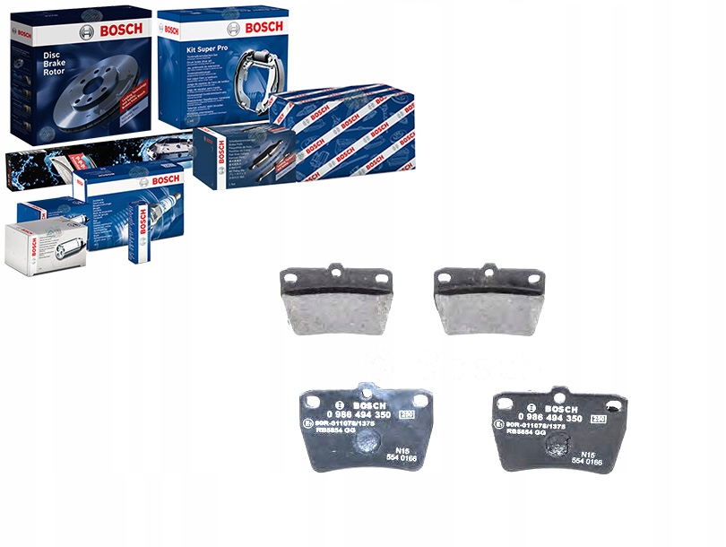 Brzdové Destičky Toyota Zadní Rav 4 II 2,0 16V Bos