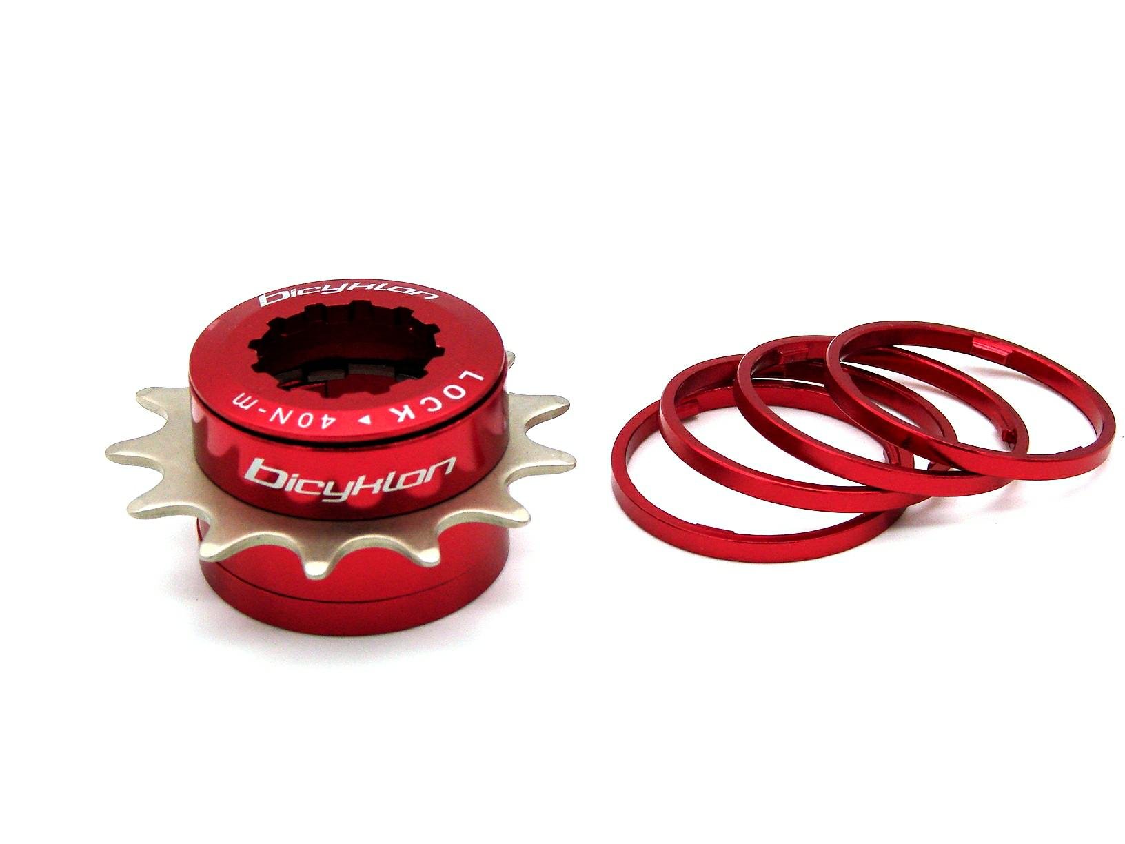 

Single Speed Bicyklon 13T czerwony ostre koło Ss