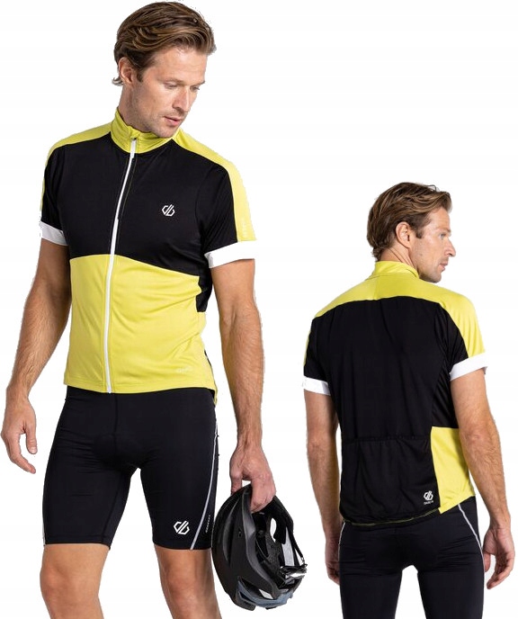 Męska koszulka rowerowa Dare2B DMT626 ACE żółty czarny L