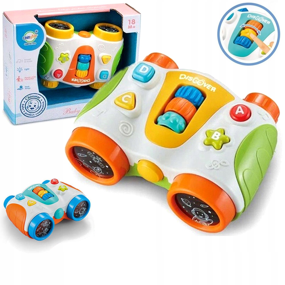 БИНОКЛЬ игрушка для ДЕТЕЙ ИНТЕРАКТИВНАЯ МАЛЫША