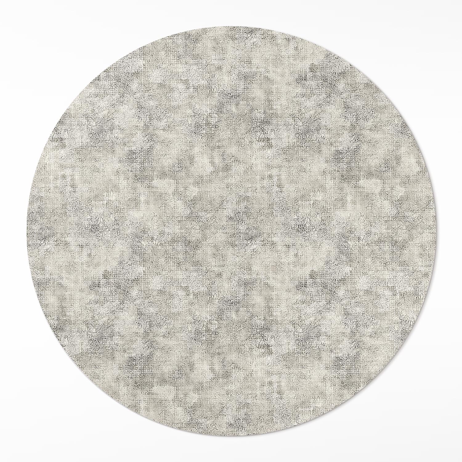 Okrúhly koberec Vinyl do bytu Imitácia tkaniny zašpinené pozadie ⌀ 100 cm