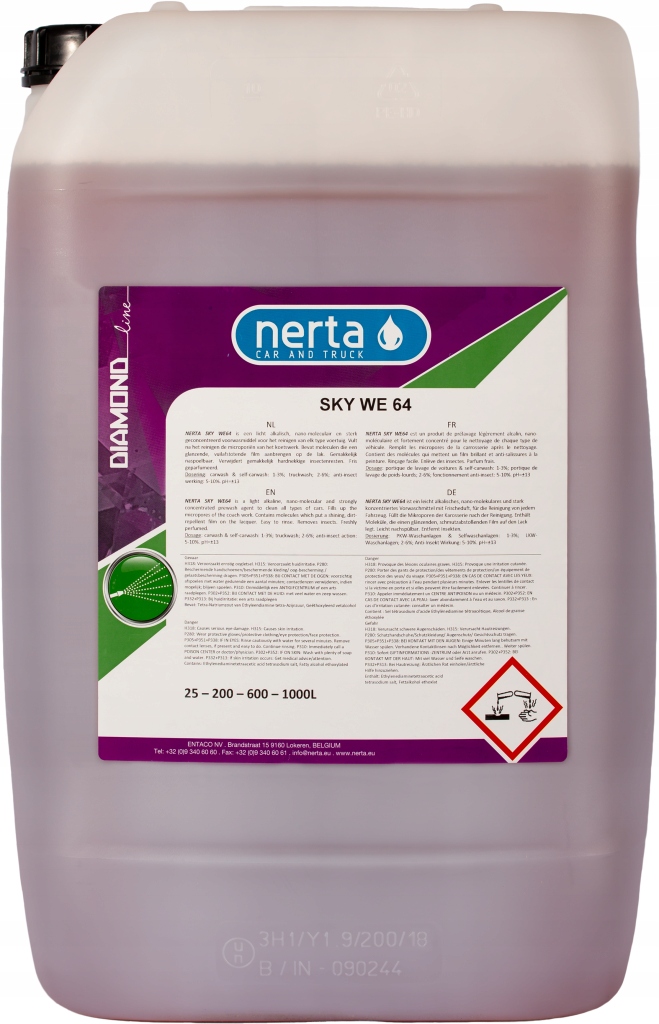NERTA SKY WE 64 5L CHEMIA SAMOCHODOWA DO MYCIA AUT