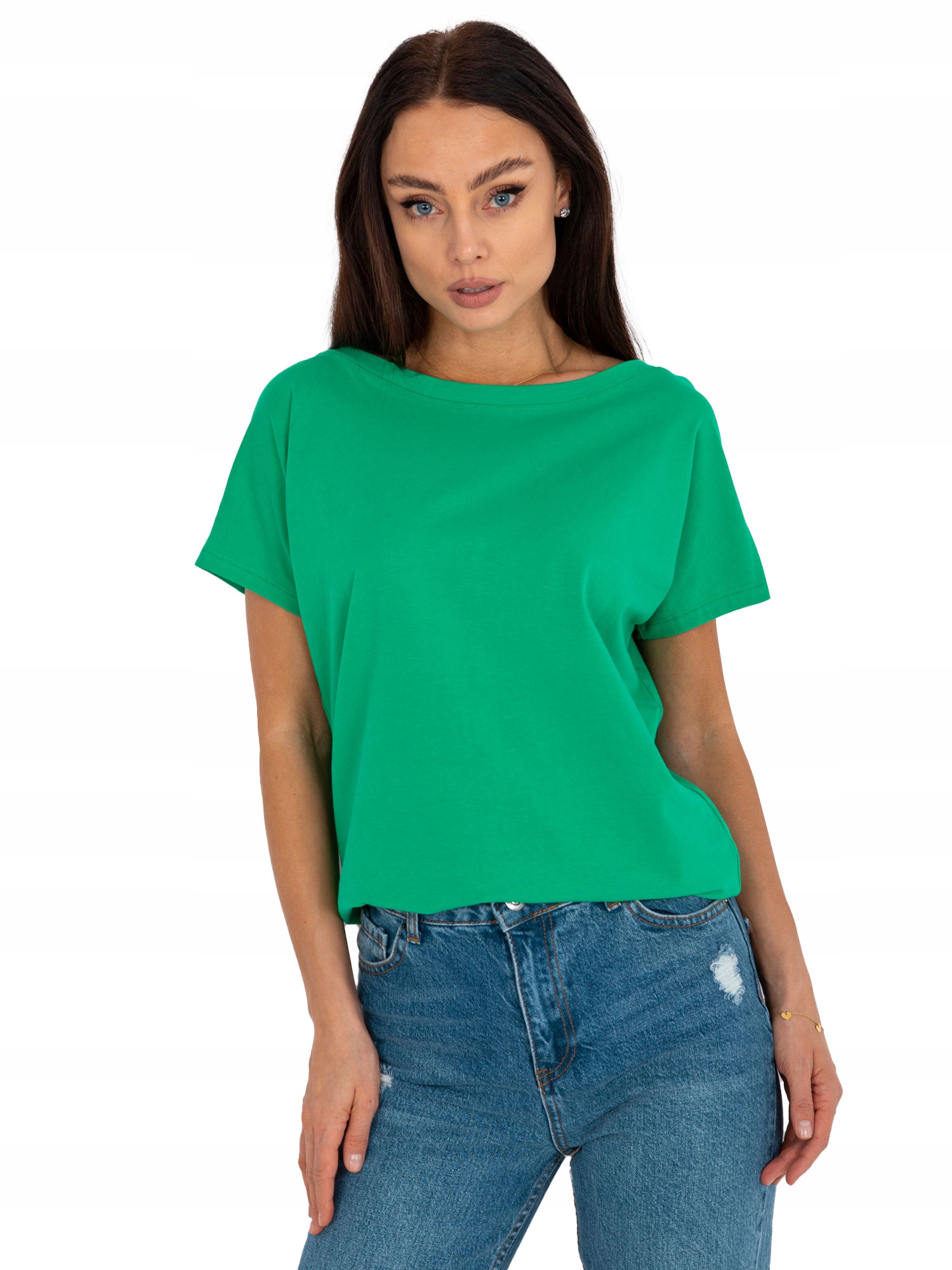 

Koszulka Damska t-T-SHIRT Bawełniana Gładka XL
