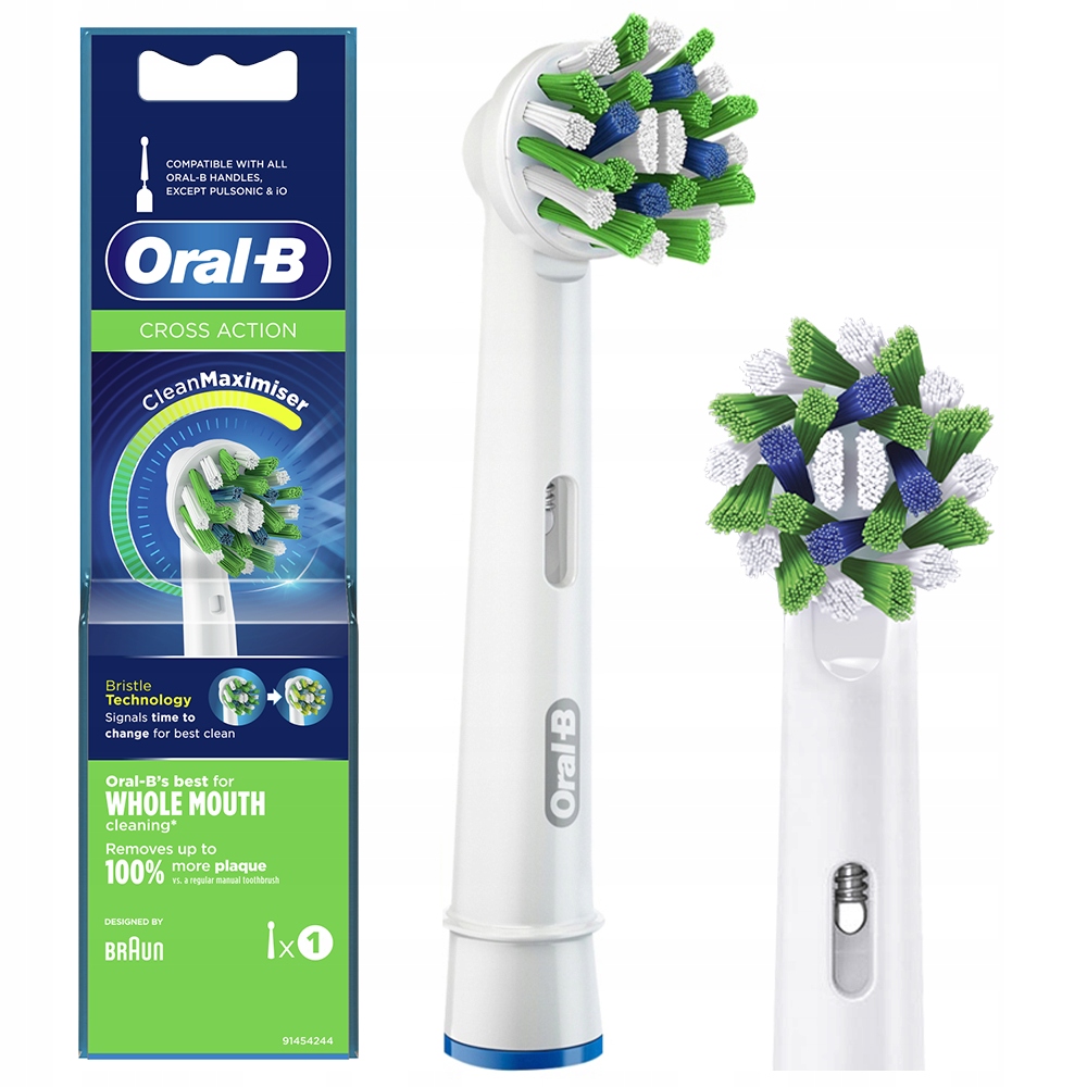 

Braun Oral-b Cross Action Oryginalne Końcówki EB50