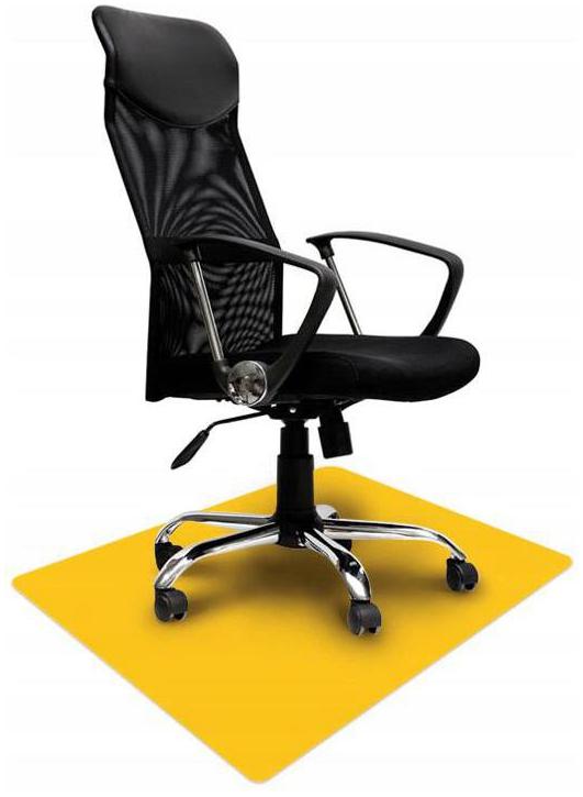 Ochranná Podložka pod židli 70x100 Nalepovací Žlutá