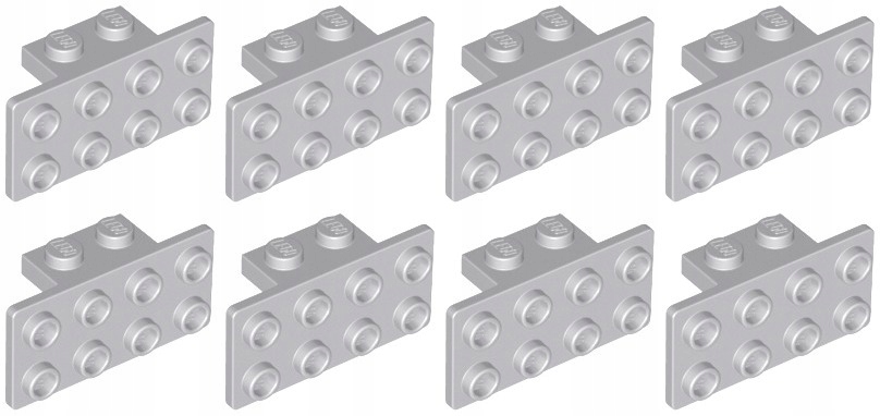 

Lego 93274 Płytka Łamana szara jasna (10g) 8 szt.